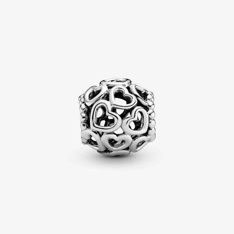 Conta Pandora Openwork Heart Conta Pandora Openwork Heart