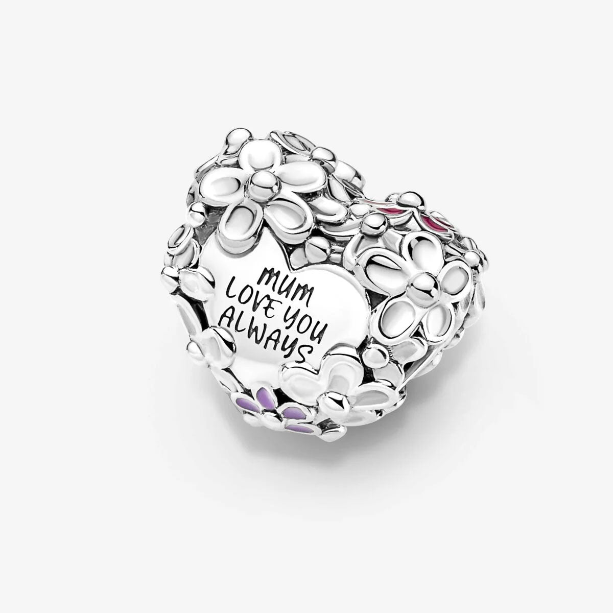 Conta Pandora Mum Daisy Heart