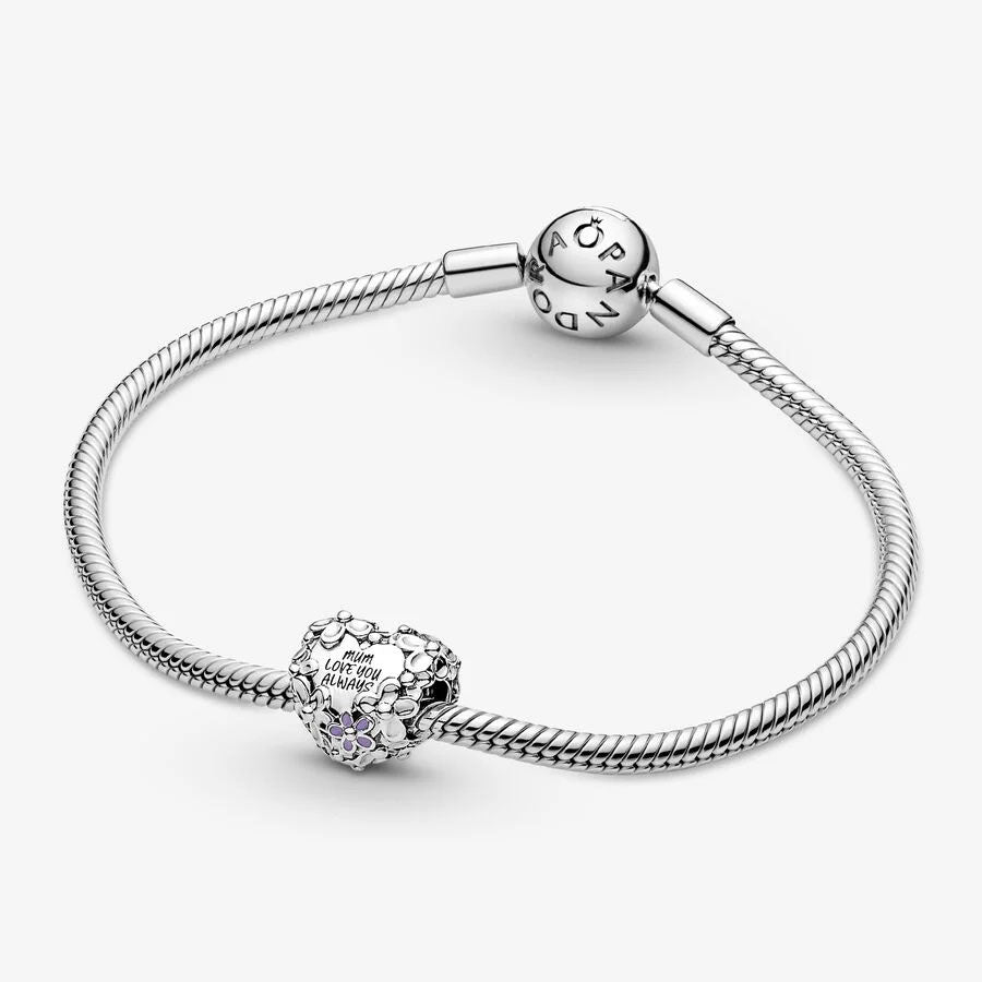 Conta Pandora Mum Daisy Heart