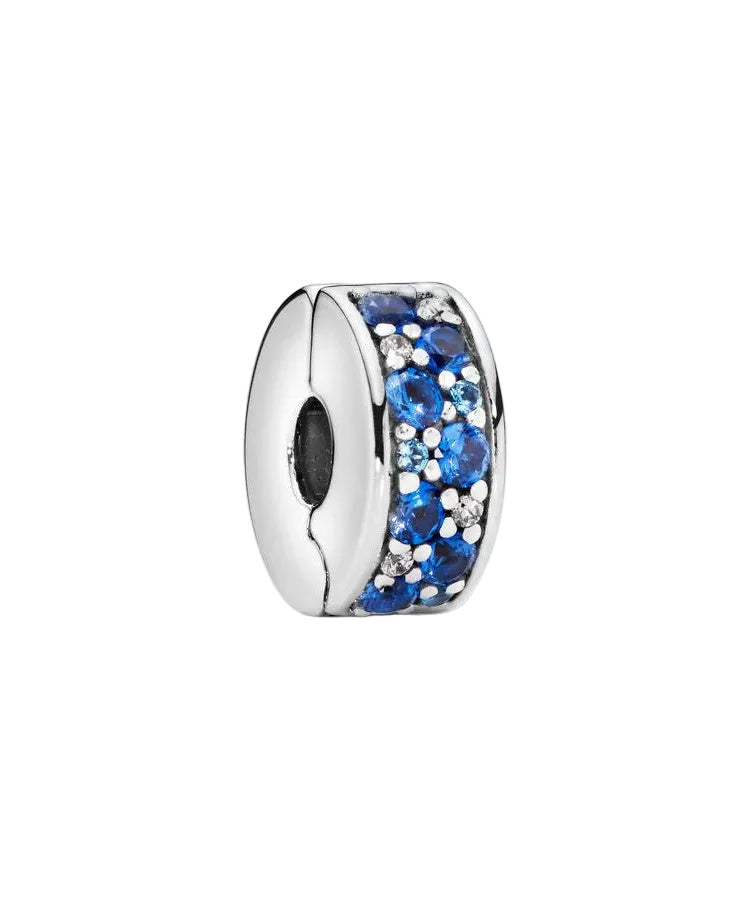 Clip Pandora Pavé Azul