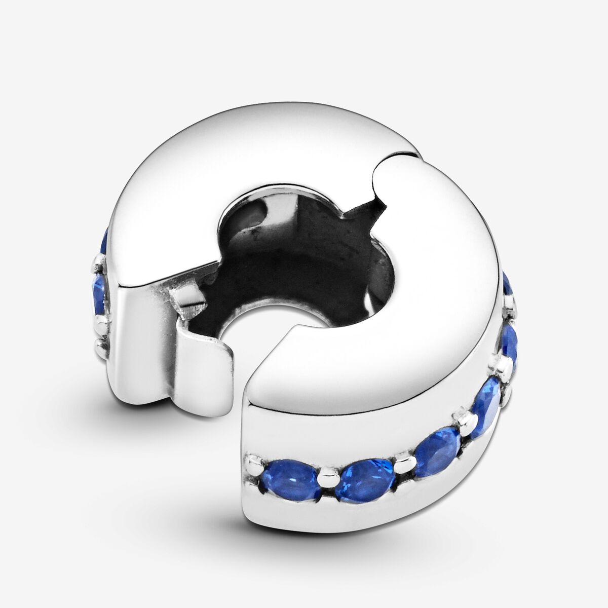 Conta Pandora Blue Sparkle Joia Conta Clip