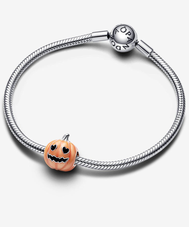 Conta Pandora Glow-in-the-dark Spooky Pumpkin