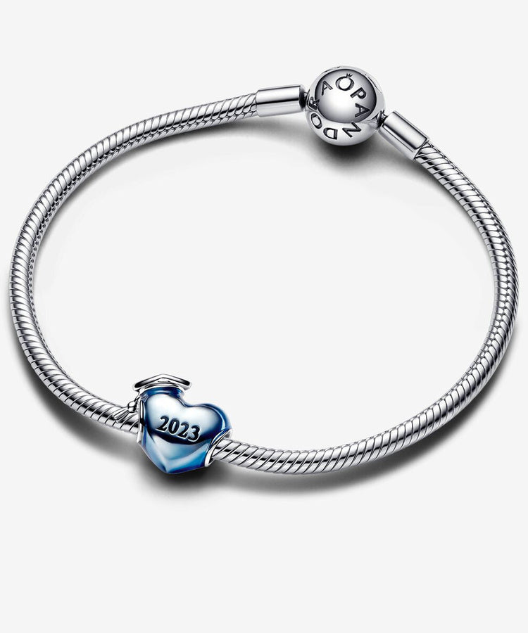 Conta Pandora Blue 2023 Graduation Heart