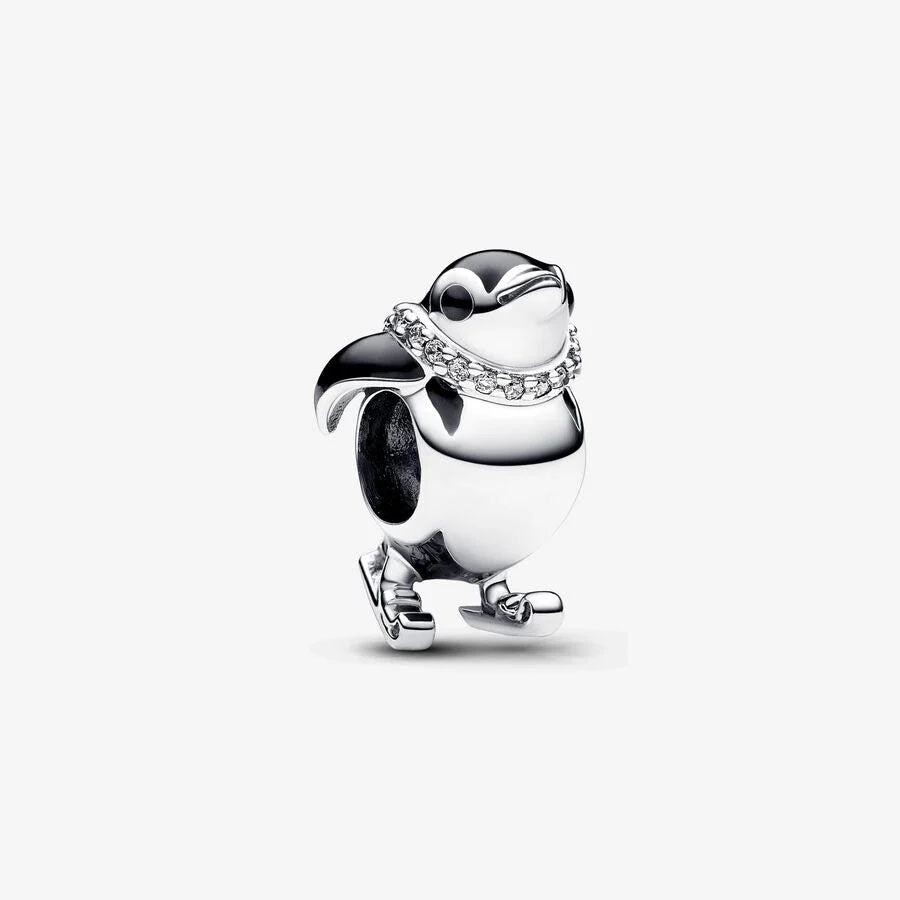 Conta Pandora Skiing Penguin