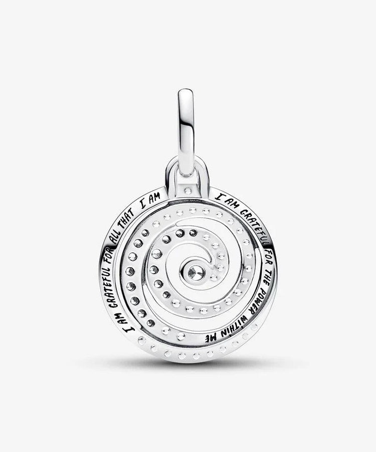 Conta Pandora ME Gratitude Spiral Medallion