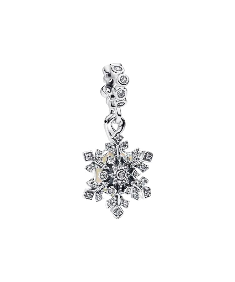 Pendente Pandora Dupla Floco de Neve
