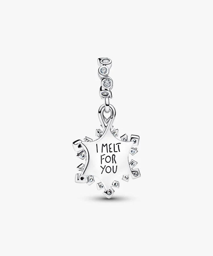 Pendente Pandora Dupla Floco de Neve