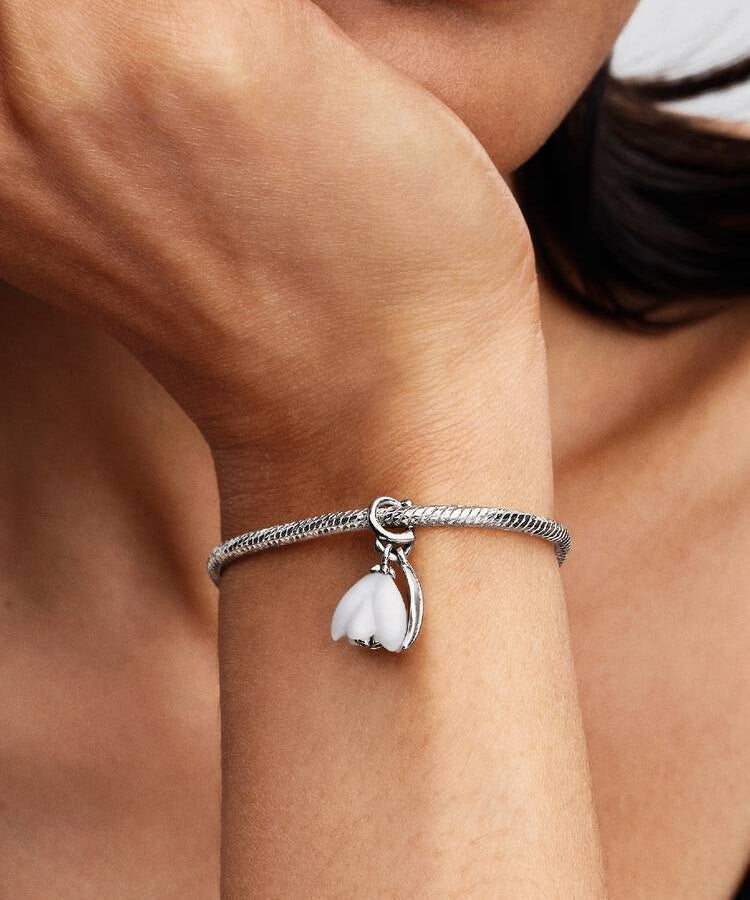 Pendente Pandora Flor Floco de Neve