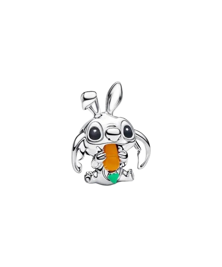Conta Pandora Coelho da Páscoa Stitch Disney