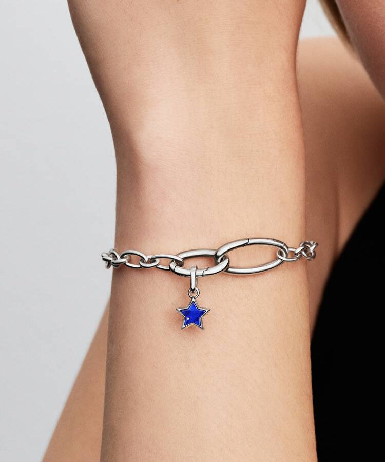 Mini Conta Pendente Estrela Azul Pandora