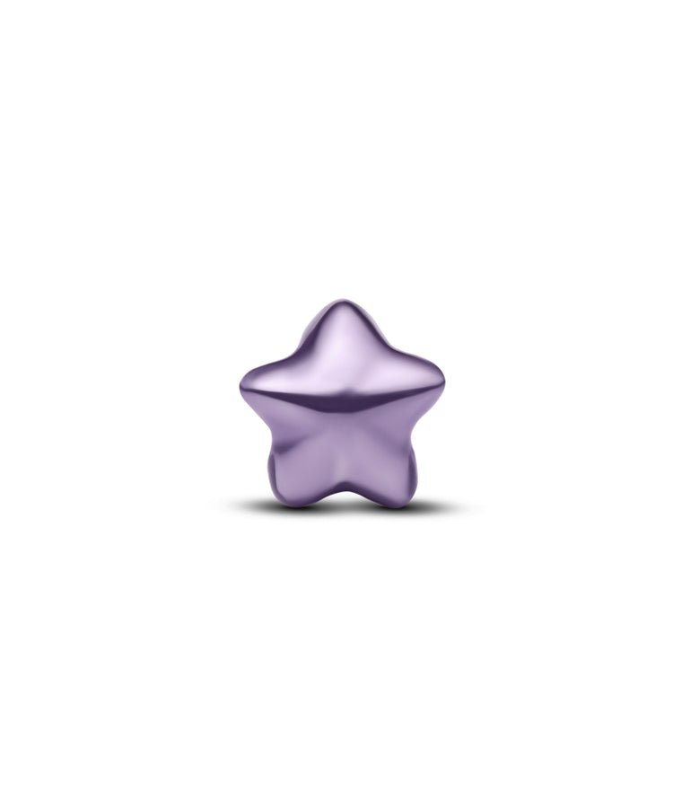 Mini Conta Pandora Estrela Roxa