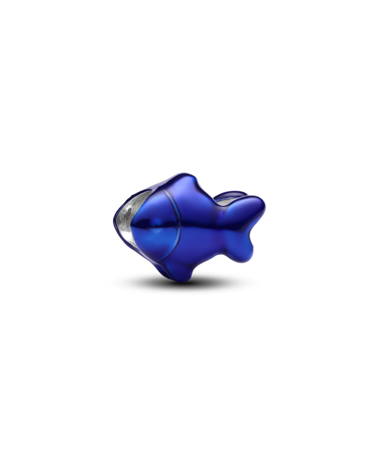 Mini Conta Pandora Peixe Azul