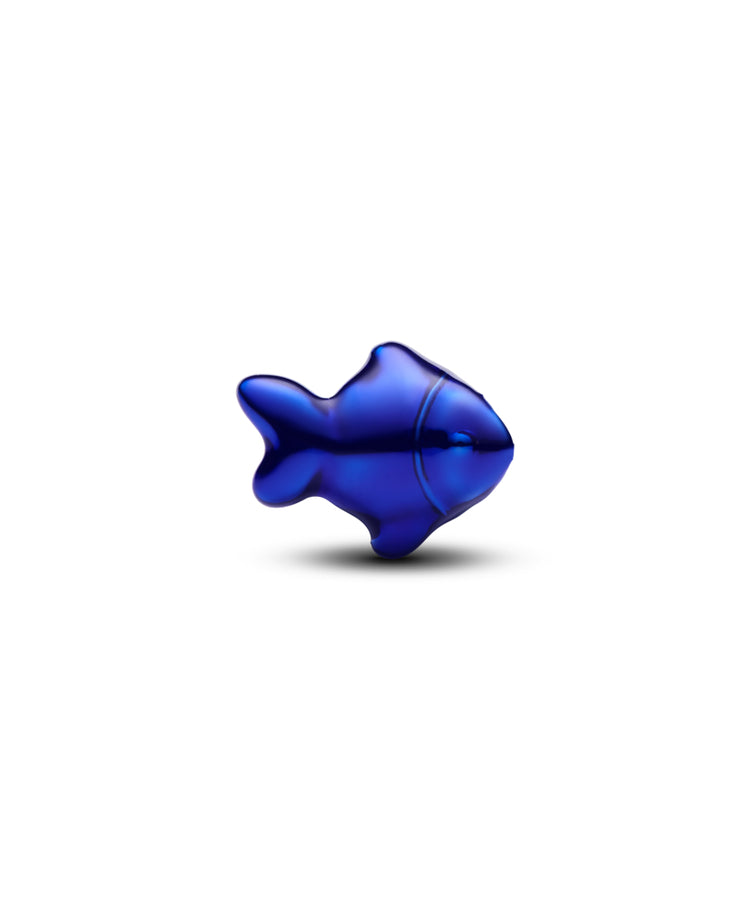 Mini Conta Pandora Peixe Azul
