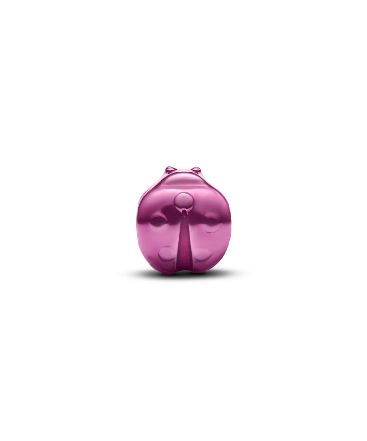 Mini Conta Pandora Joaninha Rosa