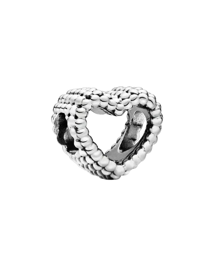 Conta Pandora Beaded Heart