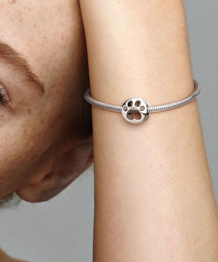 Conta Pandora Paw Print