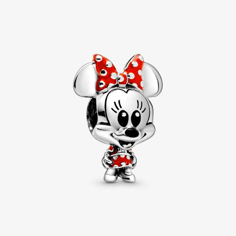 Conta Pandora Disney Minnie Dotted Dress & Bow Conta Pandora Disney Minnie Dotted Dress & Bow