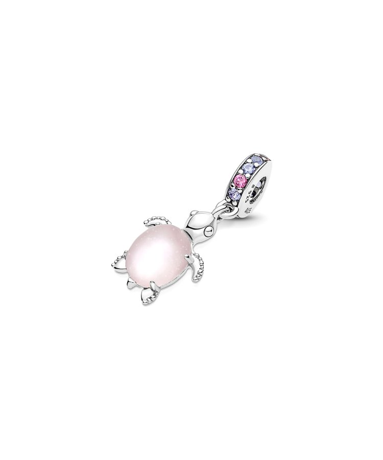 Conta Pandora Murano Glass Pink Sea Turtle