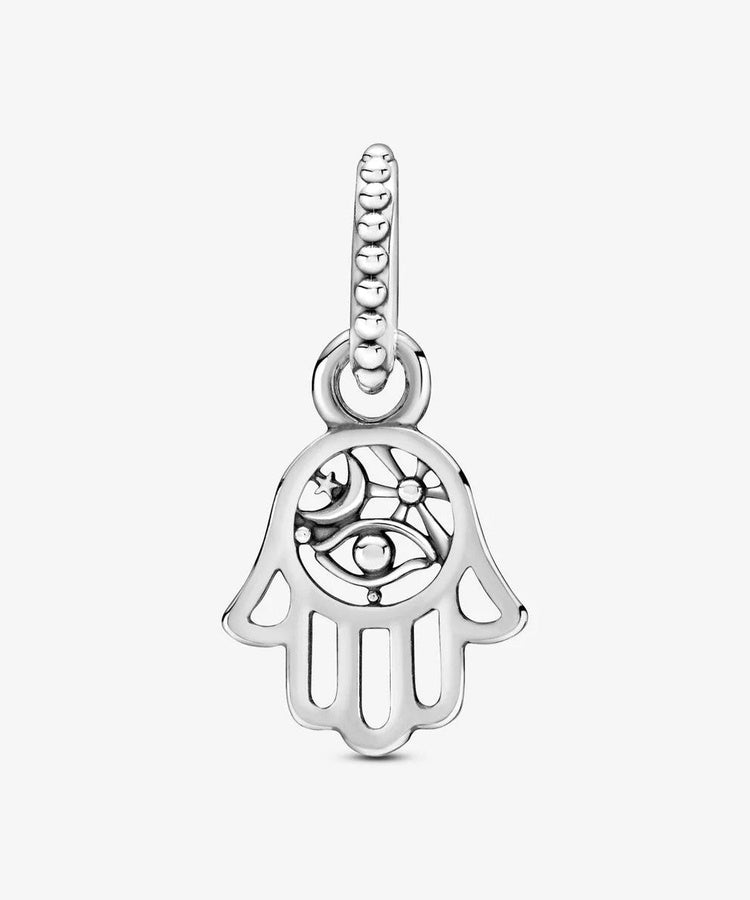Conta Pandora Protective Hamsa Hand