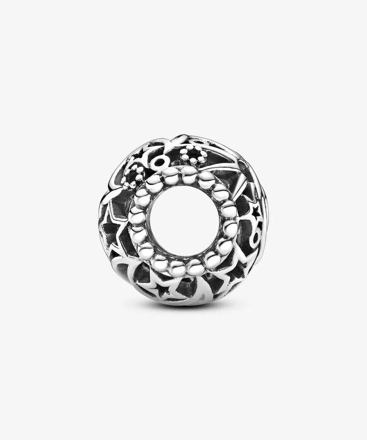 Conta Pandora Openwork Sun, Stars and Moon