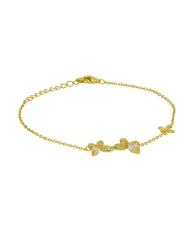 Pulseira borboletas Topázio