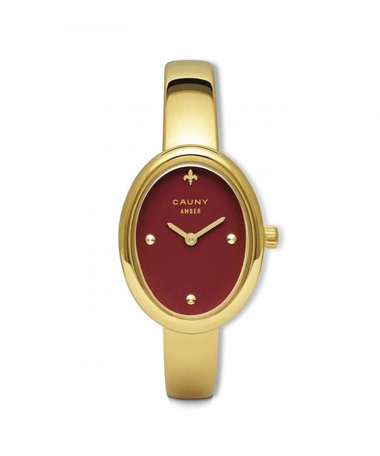 Relógio Cauny Amber Burgundy