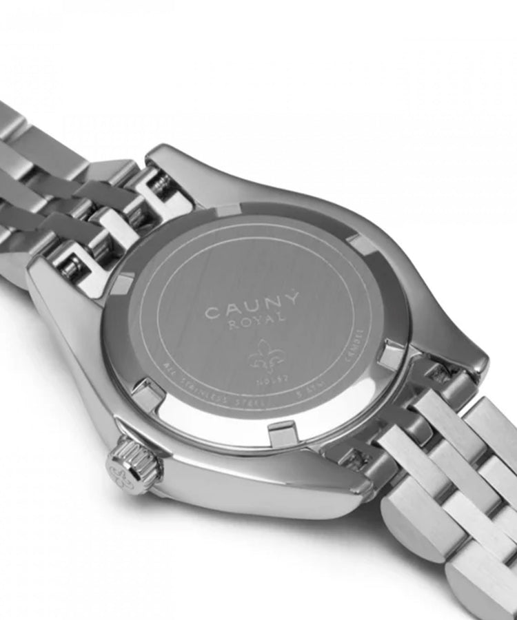 Relógio Cauny Royal Mini White Silver