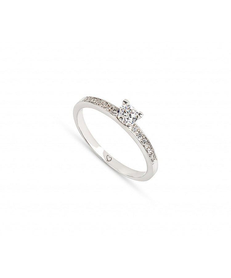Anel brilhantes ouro 800 JOANR005605B