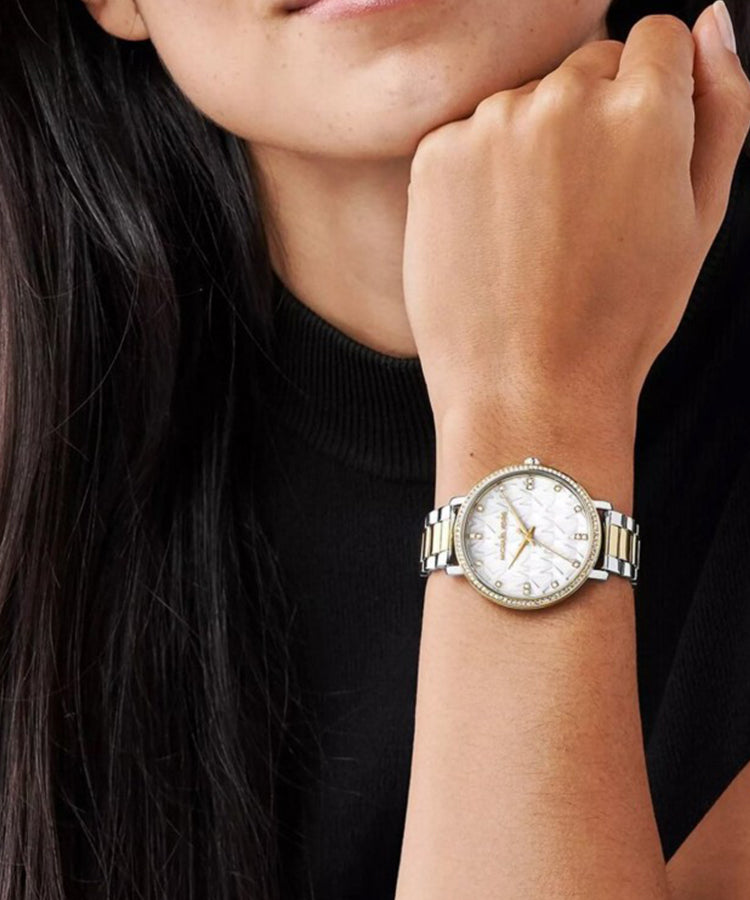 Relógio Michael Kors Pyper Bicolor MK4918