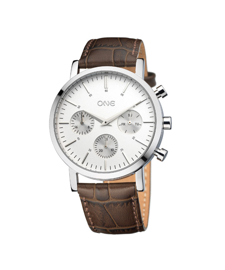 Relógio One Regent Castanho