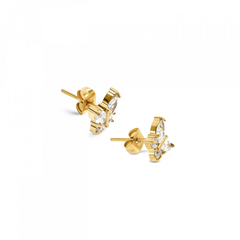 Brincos One Butterfly Crystal