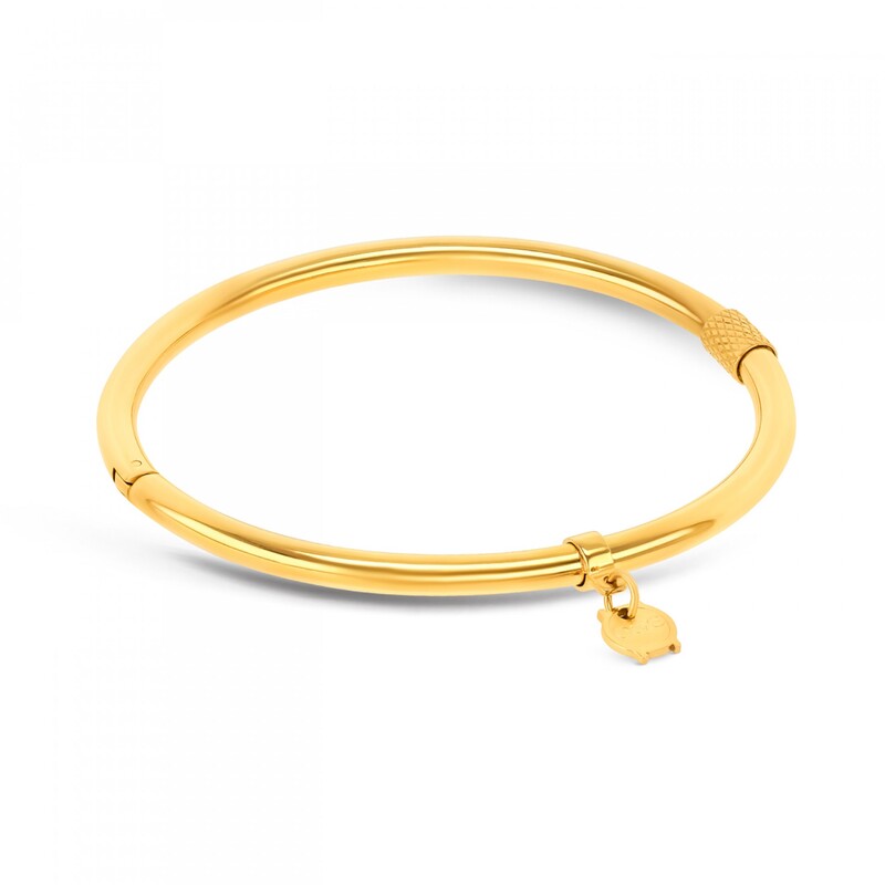 Pulseira Escrava One Energy Master Redonda Gold