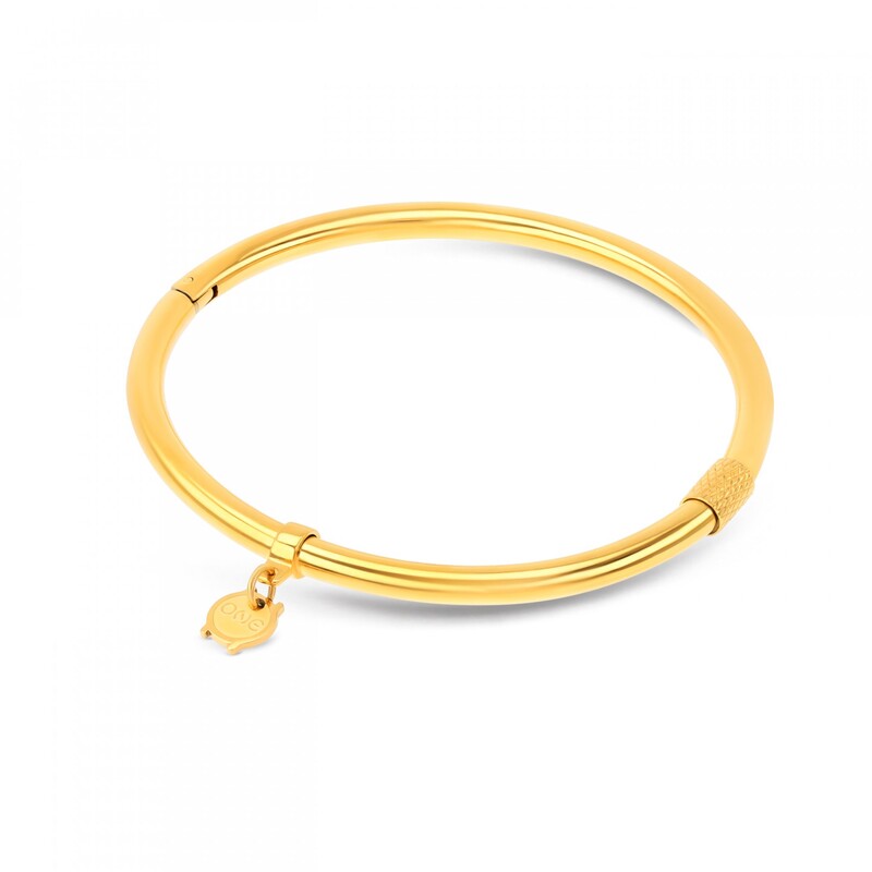 Pulseira Escrava One Energy Master Redonda Gold