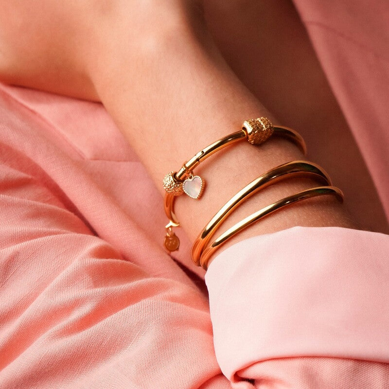 Pulseira Escrava One Energy Master Redonda Gold