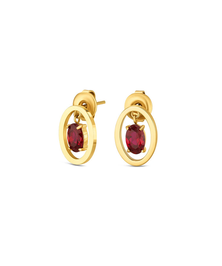 Set Colar & Brincos One Birthstone Julho