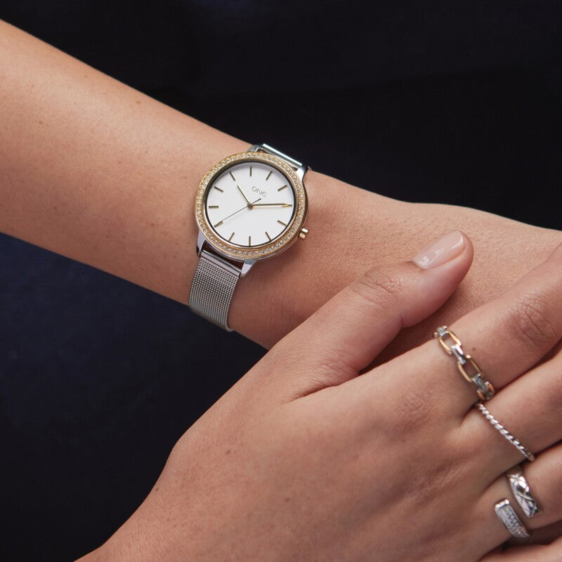 Relógio One Twin Spark Bicolor