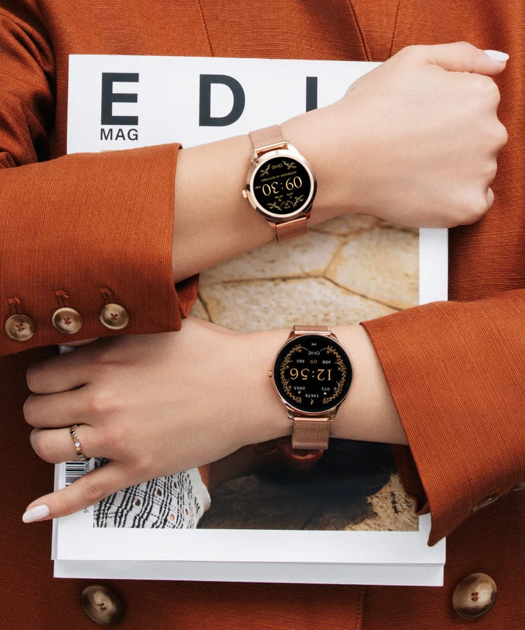 Smartwatch One Slim Rosegold Mesh