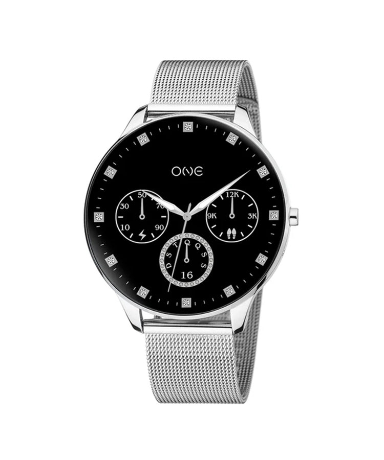 Smartwatch ONE Slim Silver Mesh