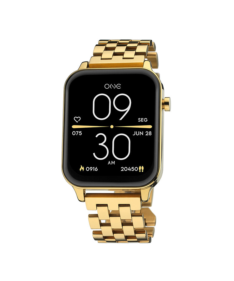 Smartwatch One MagicCall Gold Links