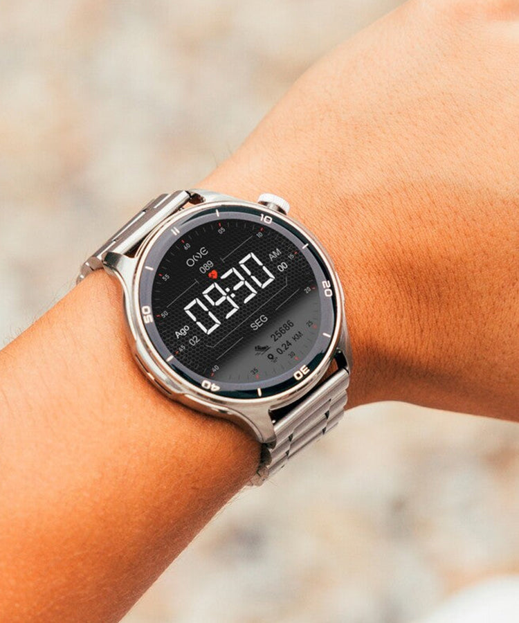 Relógio Smartwatch One Men Explorer GPS Silver