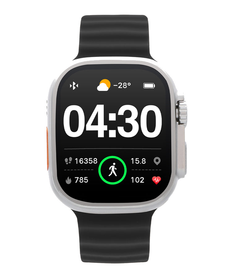Relógio Radiant Smartwatch Hollywood Sili Preto