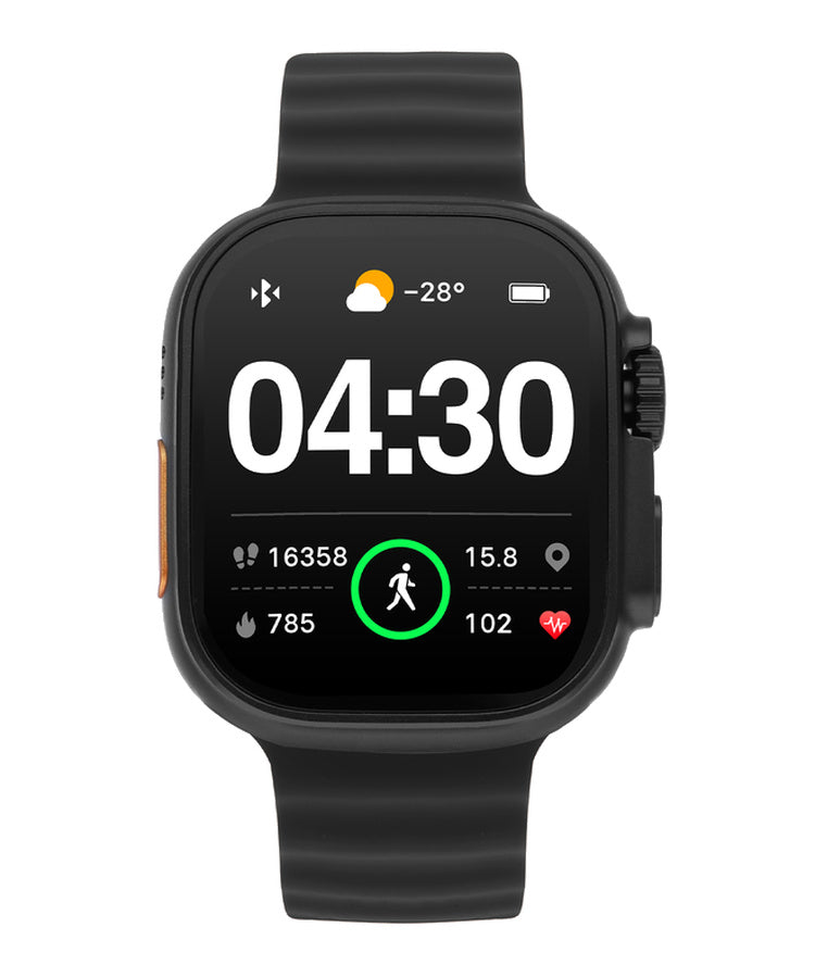 Relógio Radiant Smartwatch Hollywood Sili IPPreto