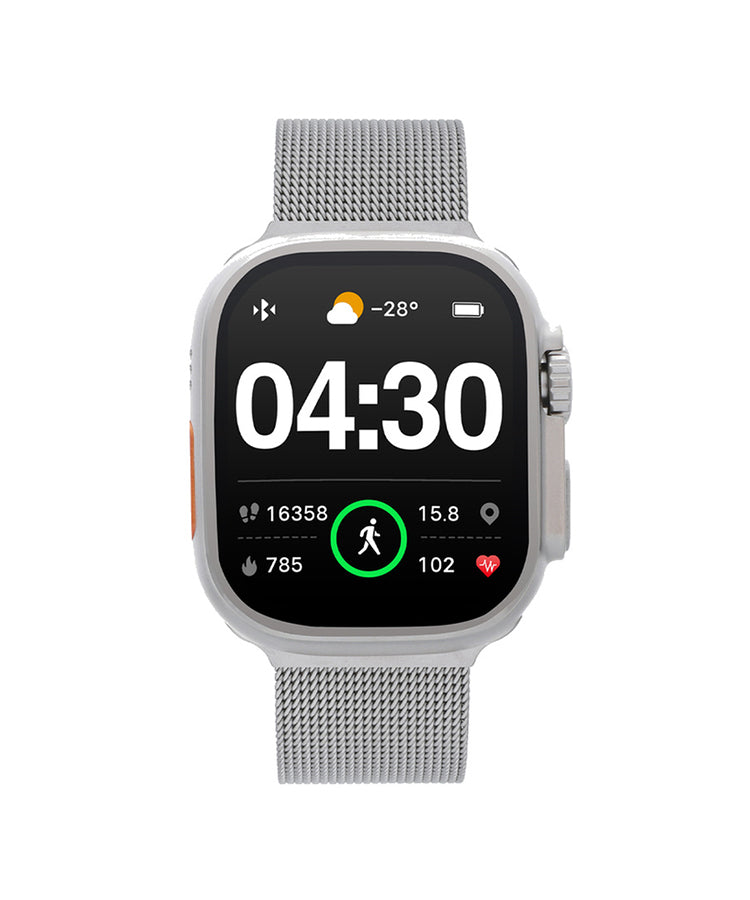 Relógio Radiant Smartwatch Hollywood Mesh Prateado