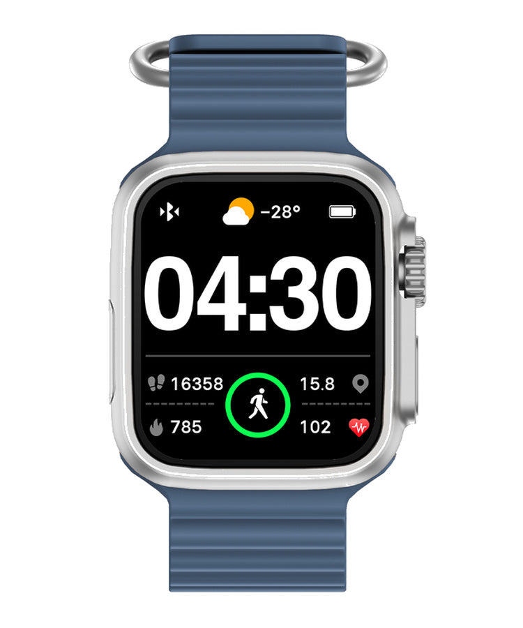 Relógio Radiant Smartwatch Jersey 36MM Sili Azul