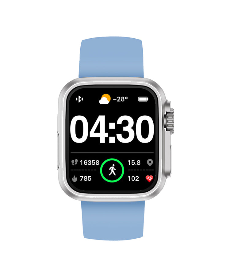 Relógio Radiant Smartwatch Jersey 36MM Sili lisa Azul
