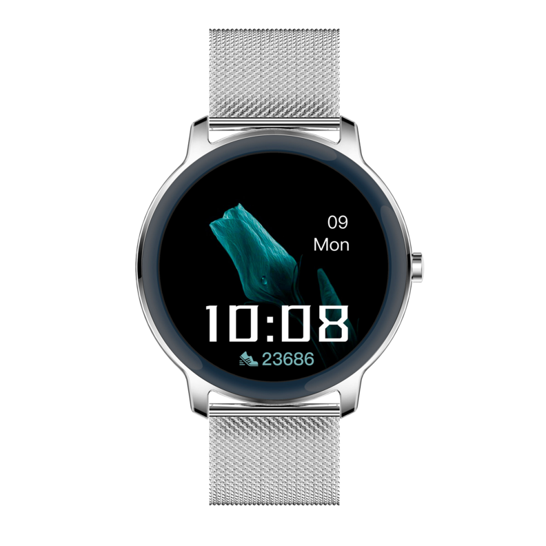 Relógio Radiant DAKOTA2 42MM IPS GREY RING SILVER MESH