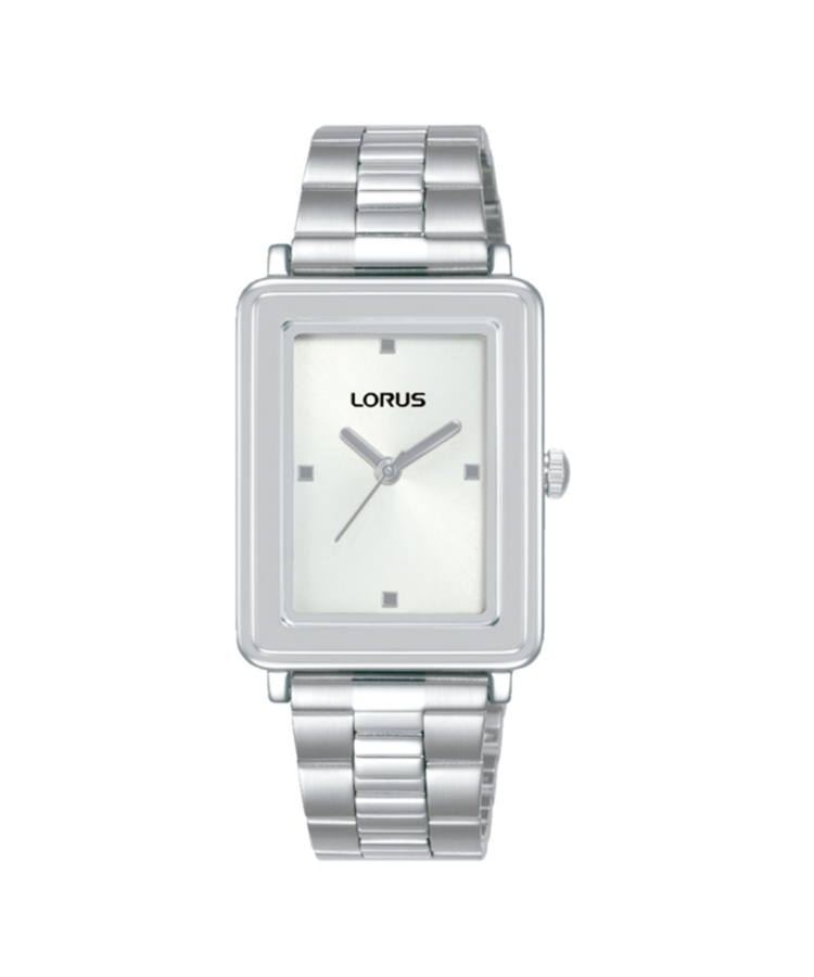 Relógio Lorus Classic Rectangular Prateado