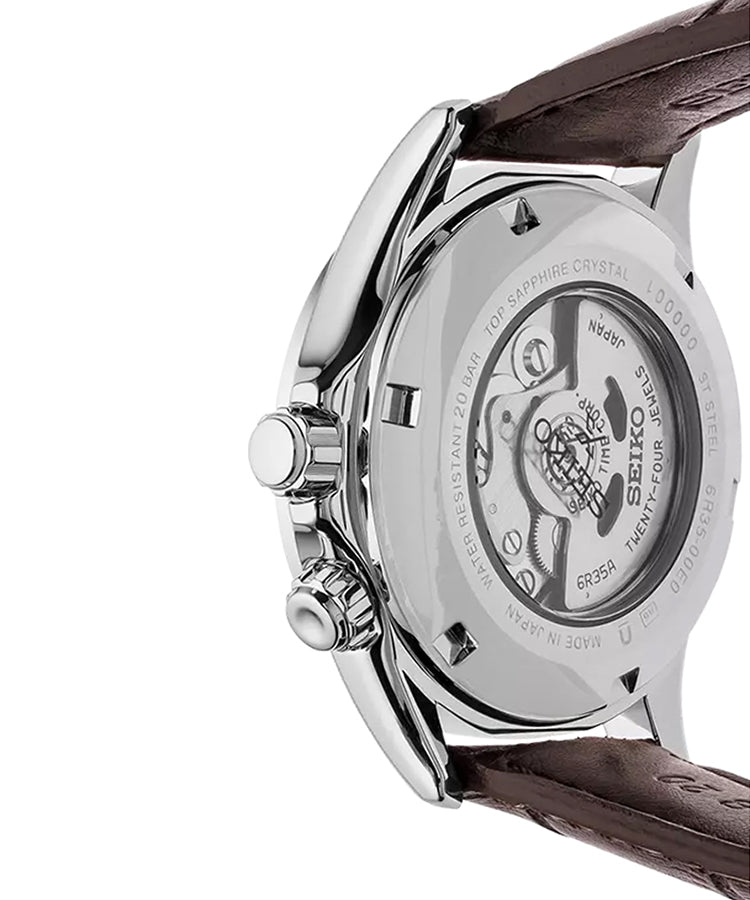 Relógio Seiko Prospex Alpinist Mst Verde em pele