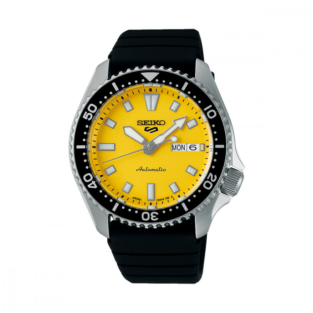 Relógio Seiko 5 Sports SKX Series Amarelo
