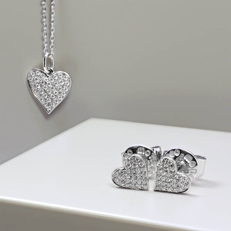 Brincos Monseo Pure Love Ouro e Diamantes